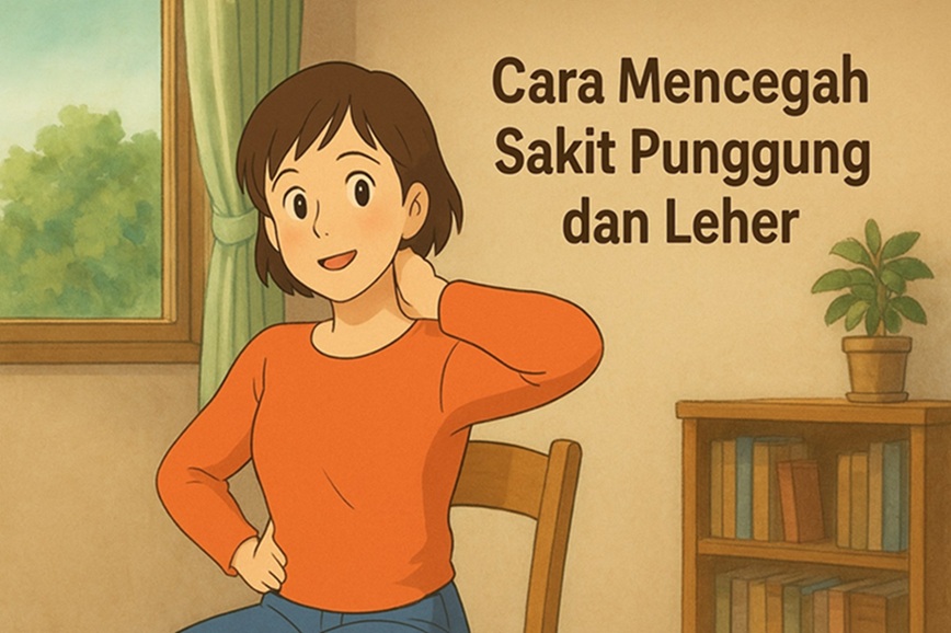 Cara Mencegah Sakit Punggung dan Leher